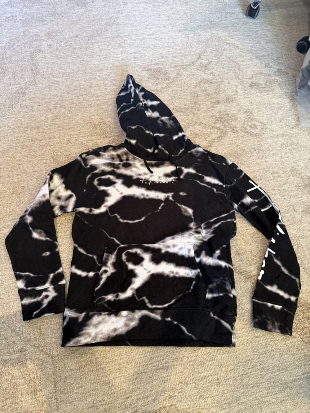 Black White Hollister Hoodie S NWT